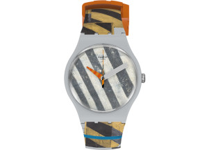 Swatch Crossing Over Yellow And Black Lines SO32Z100